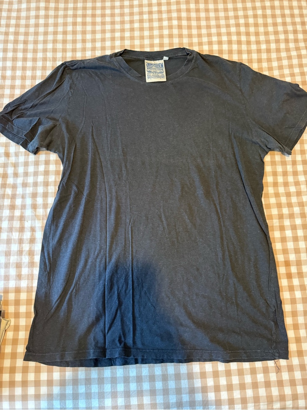 Men’s Jungmaven black faded tshirt size XL